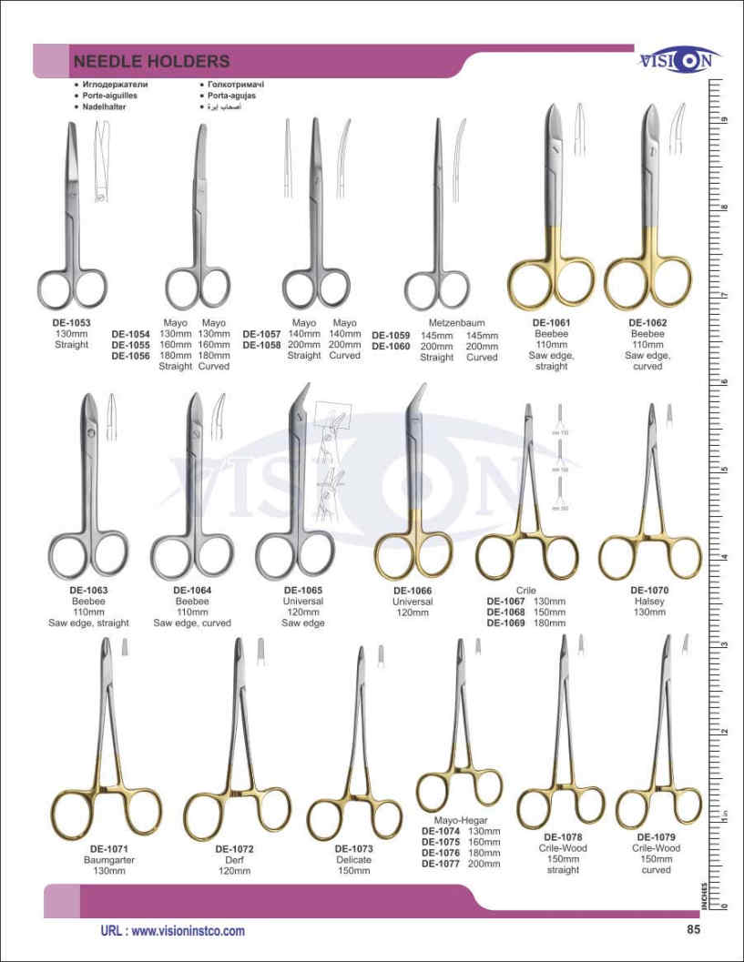 Vision Instruments Company Instruments